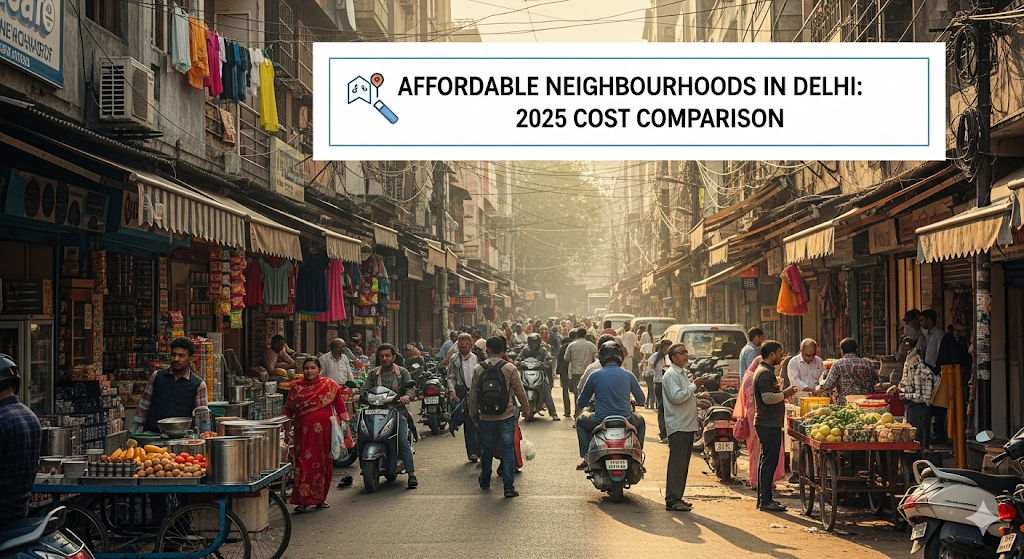 Affordable Neighbourhoods in Delhi: 2025 Cost Comparison