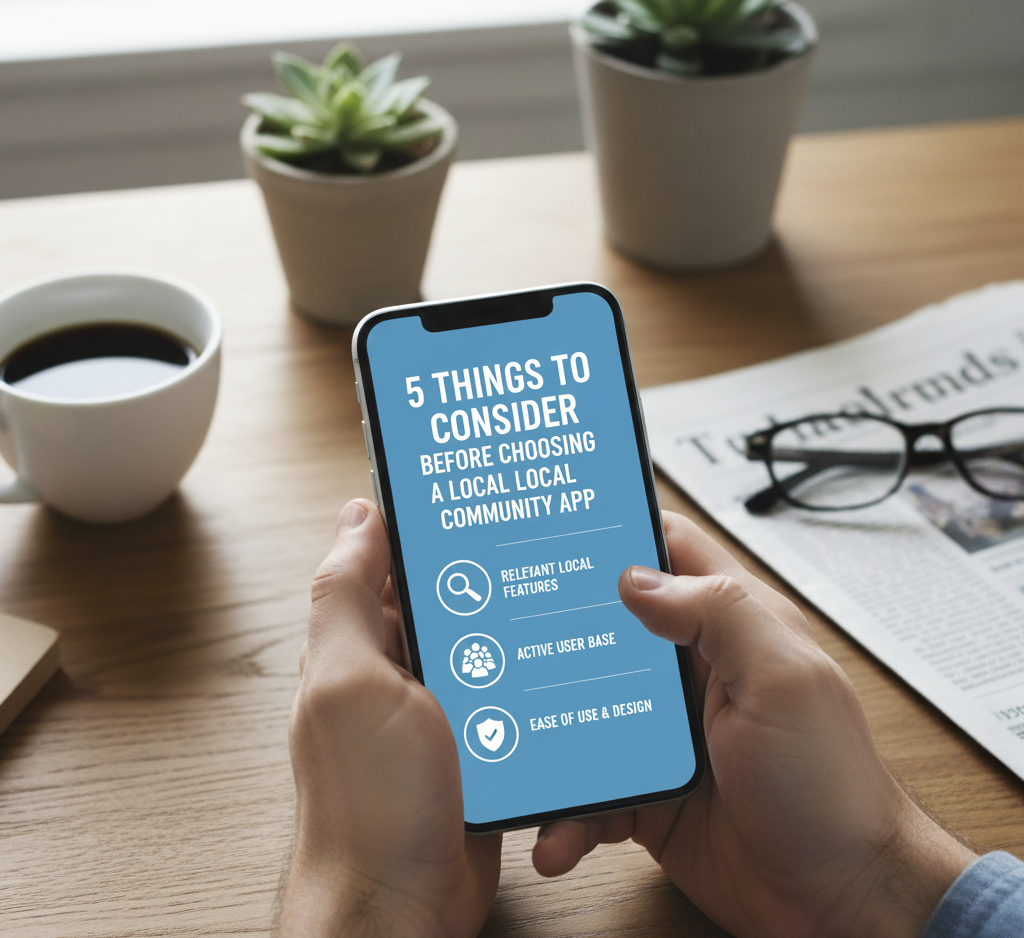 5 Things to Consider Before Choosing a Local Community App