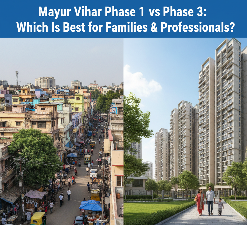 Mayur Vihar Phase 1 vs Phase 3: Which Is Best for Families & Professionals?